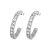Como Milano Starlight women's earrings curve CMJ2LE0008SW